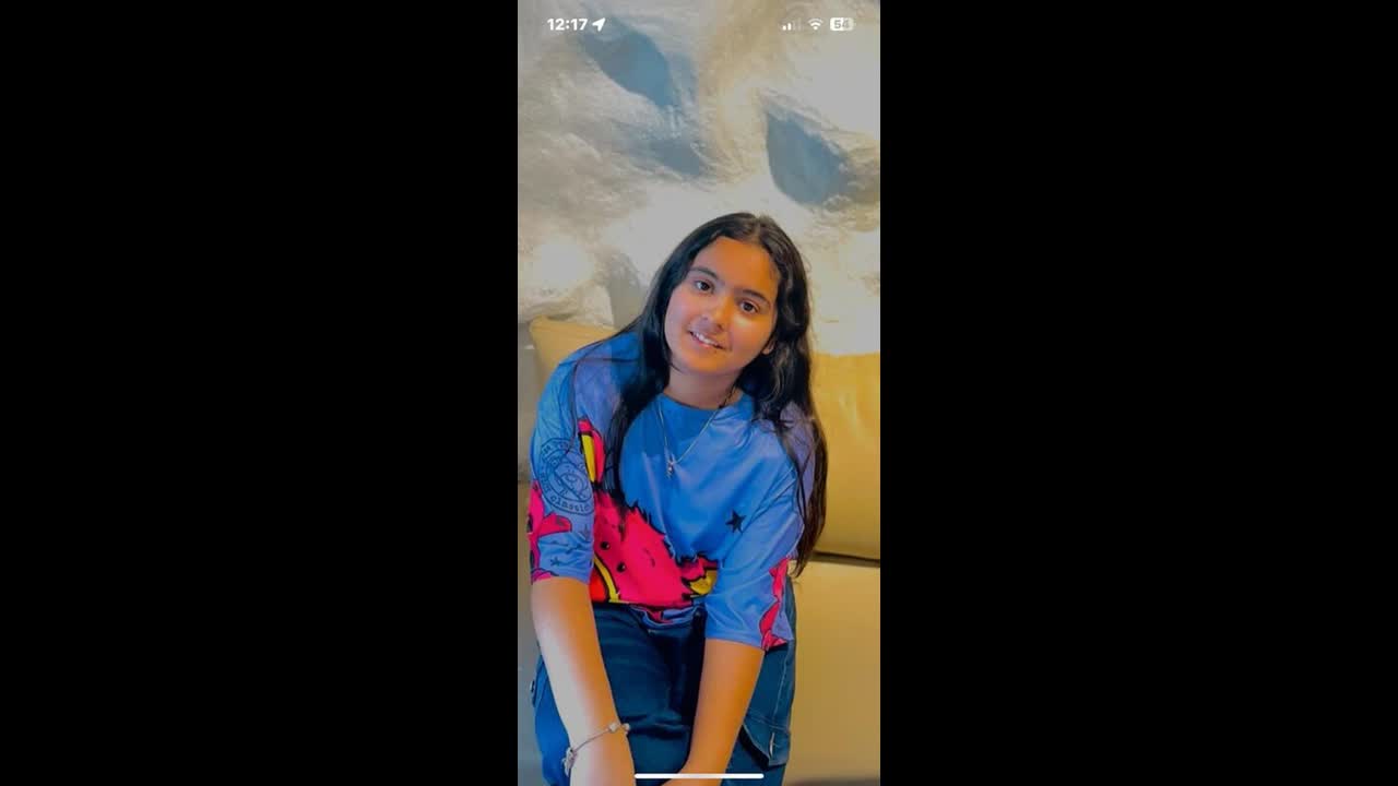 Cute girl having in car