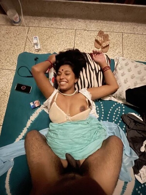 Beautiful Bengali Wife Giving Blowjob