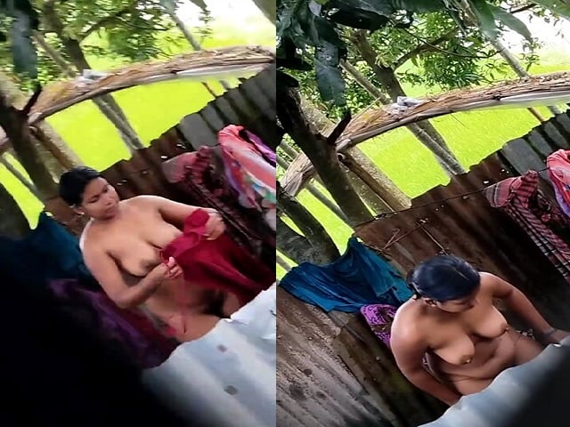 Village neighbor bhabhi nude bath viral hidden cam
