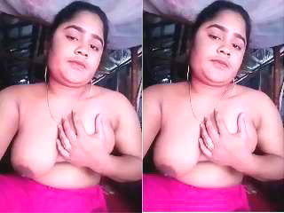 Today Exclusive- Horny Boudi Showing Her Big Boobs