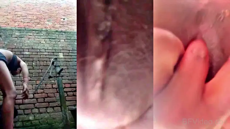 Village Young Girl Bath And Fingering Act
