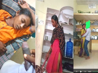 Desi maid Pussy Licking By owner Son