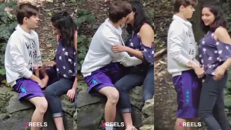 Beautiful Girl Giving Handjob Outdoor