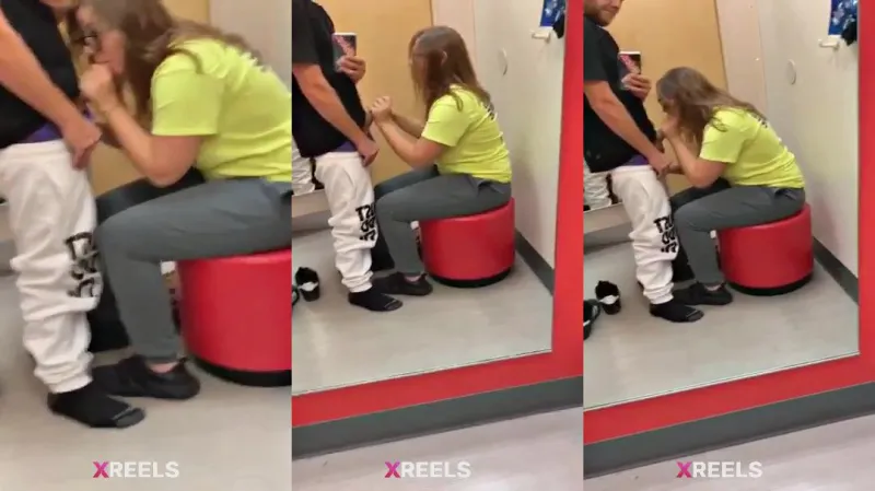 Clothing Store Lady Fucking In The Changing Room 1