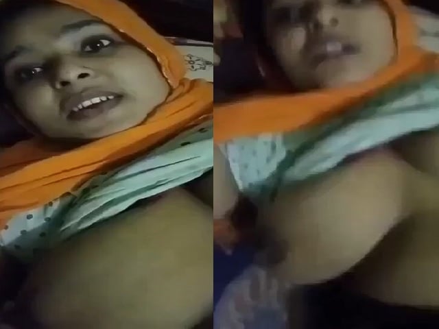 Dehati big boobs slut exposing viral nude video