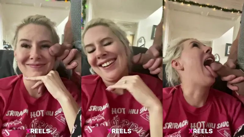 Milf Video Call With Lovers Cock In Her Face