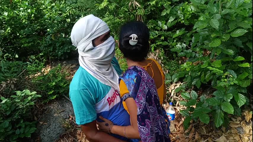 Brother-in-law Took Sister-in-law to the Jungle and Fucked Her a Lot