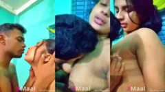 Bf Licking Gf Big Tits And Hard Nipples