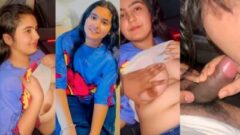 Girlfriend Showed Her Boobs to Camera While Sitting in the Car