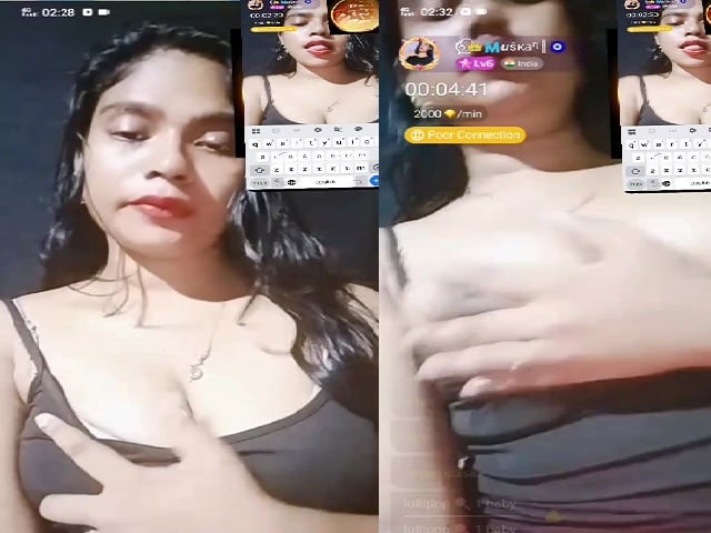 Live cam Bengali girl Muskaan topless paid show