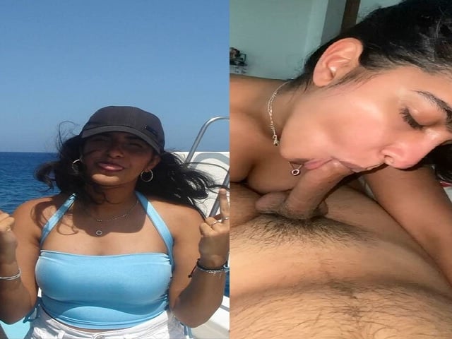 Dick sucking during vacation by hot Indian wife