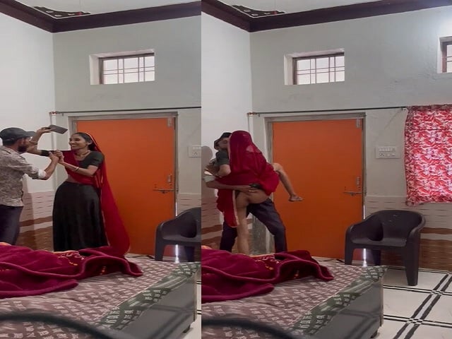 Tall bhabhi quick sex with ex-lover at home viral xxx